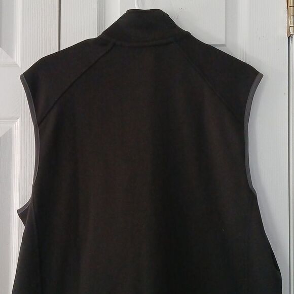 Eddie Bauer black zip up vest casual 3 pocket casual Sz L NWOT - Picture 7 of 7